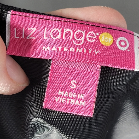 Liz Lange Maternity Stretch Black Sleeveless Dress Size Small - Picture 5 of 7